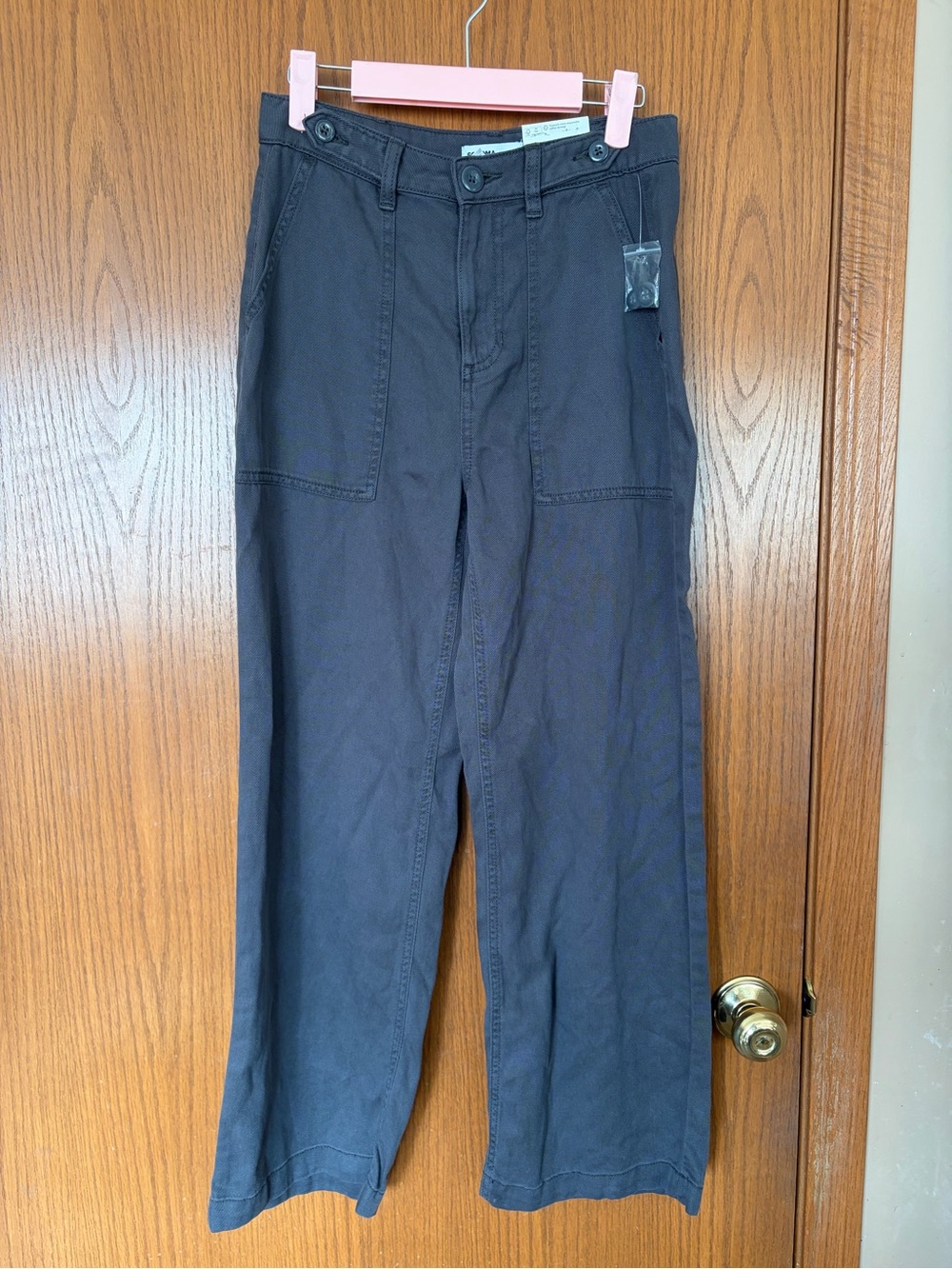 Sonoma Women’s Wide-Leg Utility Pants in Gray